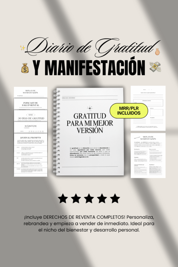 Diario de Gratitud PLR - Imagen 3